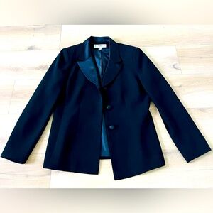 Le Suit ESSENTIALS Black Blazer Suit Jacket Womens Size 8P